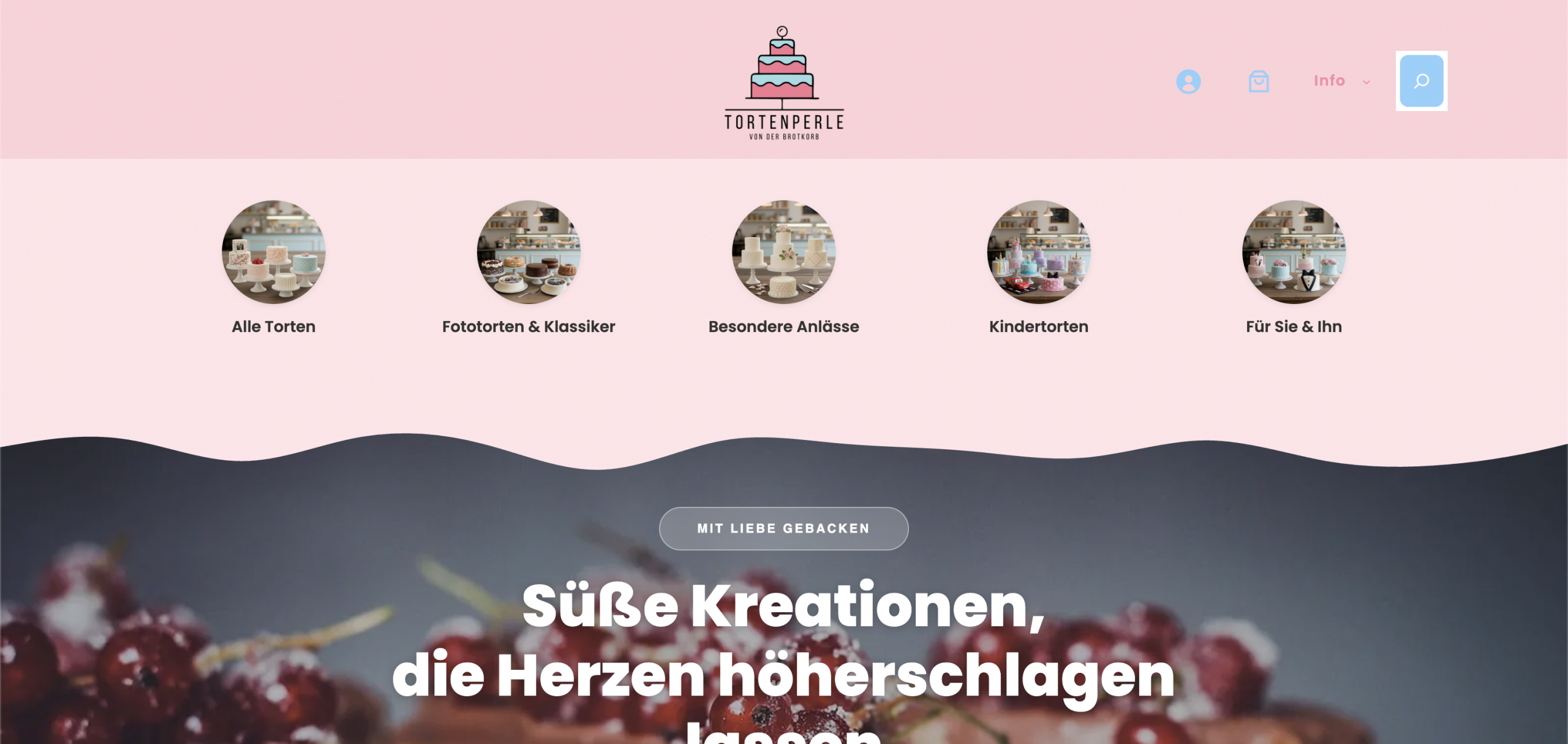 Website Tortenperle